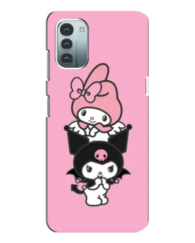 Чохол для Nokia G21 з картинкою «My Melody та Kuromi» Чохол для Nokia G21 з картинкою «My Melody та Kuromi»