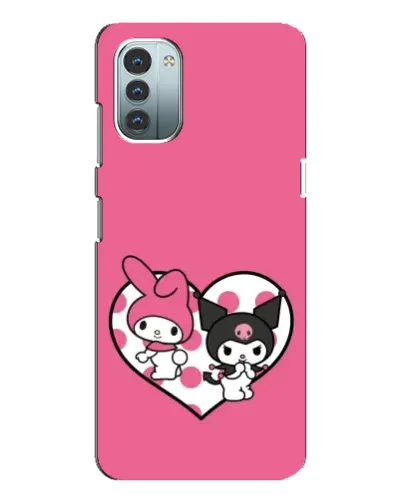 Чохол для Nokia G21 з картинкою «Kuromi та My Melody» Чохол для Nokia G21 з картинкою «Kuromi та My Melody»