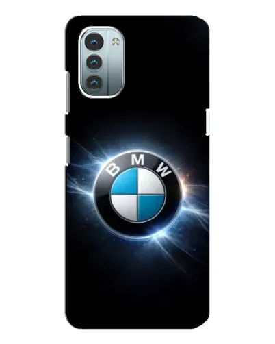 Чохол для Nokia G21 з картинкою «BMW — неонове сяйво»