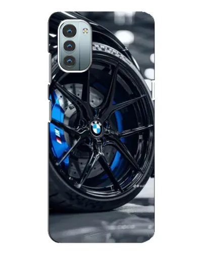 Чохол для Nokia G21 з картинкою «Колесо BMW зблизька»
