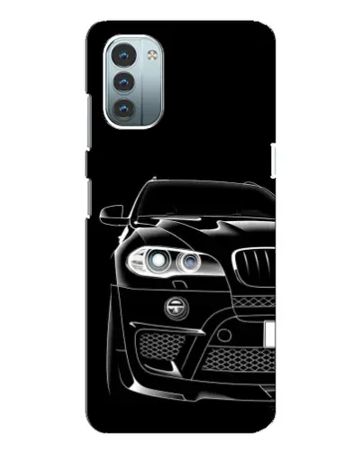 Чохол для Nokia G21 з картинкою «Темний силует BMW»