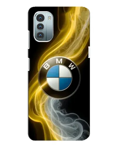 Чохол для Nokia G21 з картинкою «Золотистий дим BMW»
