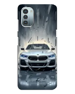Чохол для Nokia G21 з картинкою «BMW у світлі фар»