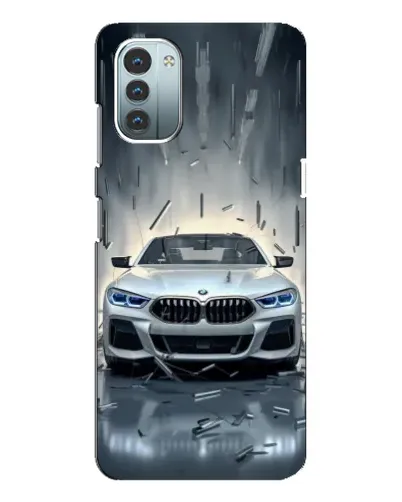 Чохол для Nokia G21 з картинкою «BMW у світлі фар»