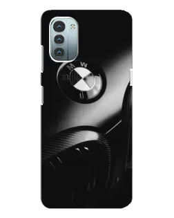Чохол для Nokia G21 з картинкою «Емблема BMW — макро»