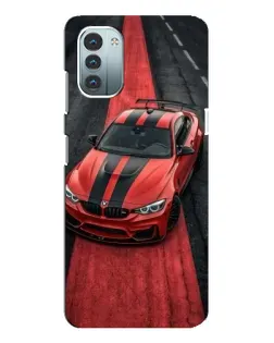 Чохол для Nokia G21 з картинкою «BMW на червоній доріжці»