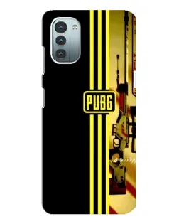 Чохол для Nokia G21 з картинкою «PUBG — камуфляжний шолом»