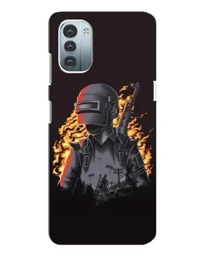 Чохол для Nokia G21 з картинкою «PUBG — вогняний силует» Чохол для Nokia G21 з картинкою «PUBG — вогняний силует»