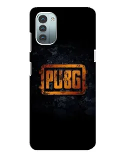 Чохол для Nokia G21 з картинкою «PUBG — золотий логотип»