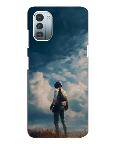 Чохол для Nokia G21 з картинкою «Герой PUBG на скелі» Чохол для Nokia G21 з картинкою «Герой PUBG на скелі»