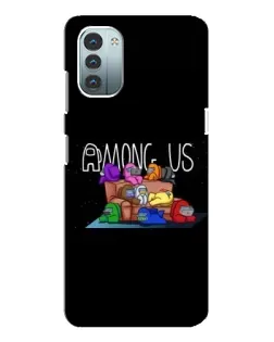 Чехол для Nokia G21 с картинкой «Логотип Among Us» Чехол для Nokia G21 с картинкой «Логотип Among Us»