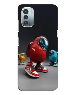 Чехол для Nokia G21 с картинкой «Among Us — 3D стиль»