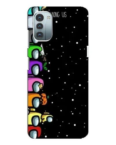 Чохол для Nokia G21 з картинкою «Команда Among Us»