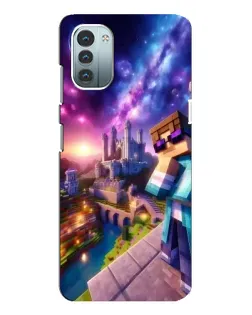 Чохол для Nokia G21 з картинкою «Стів та космос»