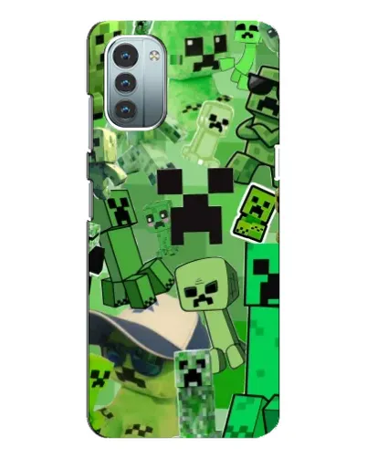 Чохол для Nokia G21 з картинкою «Кріпери Minecraft» Чохол для Nokia G21 з картинкою «Кріпери Minecraft»