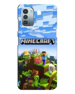 Чохол для Nokia G21 з картинкою «Minecraft класичний світ»
