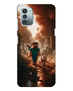 Чохол для Nokia G21 з картинкою «Стів у лісі»