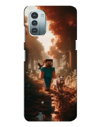 Чохол для Nokia G21 з картинкою «Стів у лісі» Чохол для Nokia G21 з картинкою «Стів у лісі»