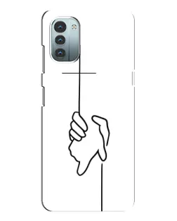 Чохол для Nokia G21 з картинкою «Рука тримає» Чохол для Nokia G21 з картинкою «Рука тримає»
