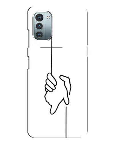 Чохол для Nokia G21 з картинкою «Рука тримає» Чохол для Nokia G21 з картинкою «Рука тримає»