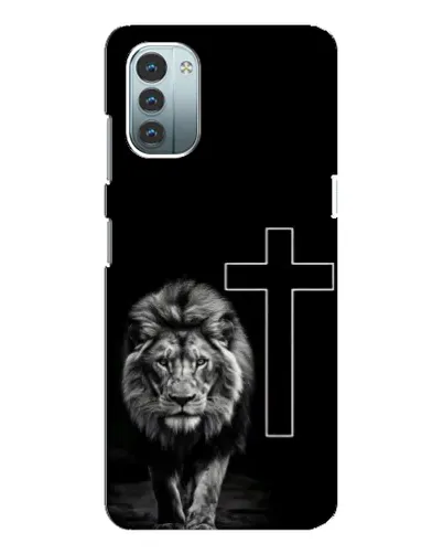 Чохол для Nokia G21 з картинкою «Лев та Хрест» Чохол для Nokia G21 з картинкою «Лев та Хрест»