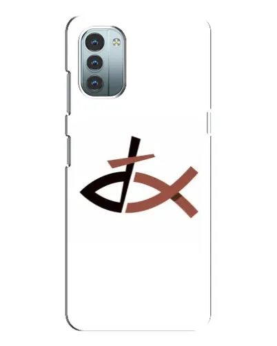 Чохол для Nokia G21 з картинкою «Риба та хрест» Чохол для Nokia G21 з картинкою «Риба та хрест»