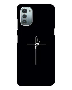 Чехол для Nokia G21 с картинкой «Тонкий крест»