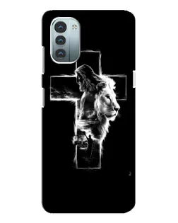 Чехол для Nokia G21 с картинкой «Сияющий крест Jesus»