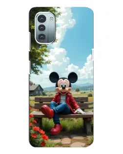 Чохол для Nokia G21 з картинкою «Міккі на лавці» Чохол для Nokia G21 з картинкою «Міккі на лавці»