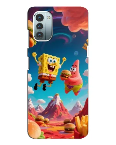 Чохол для Nokia G21 з картинкою «Космічний фастфуд»