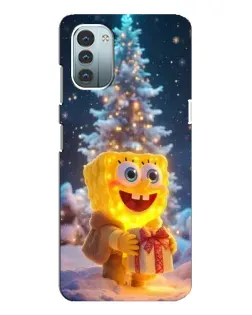 Чохол для Nokia G21 з картинкою «Різдвяний Спанч Боб»