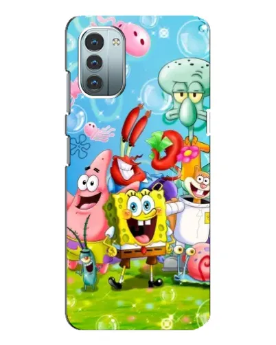 Чохол для Nokia G21 з картинкою «Губка Боб та друзі» Чохол для Nokia G21 з картинкою «Губка Боб та друзі»