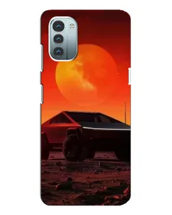 Чохол для Nokia G21 з картинкою «Cybertruck на Марсі»