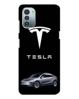Чохол для Nokia G21 з картинкою «Tesla Model Y»