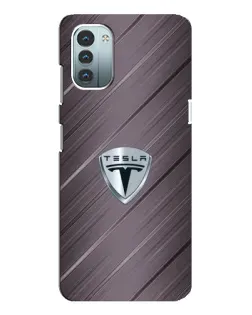 Чохол для Nokia G21 з картинкою «Металева текстура Tesla»