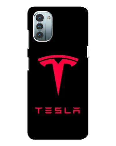 Чохол для Nokia G21 з картинкою «Tesla Red Logo»