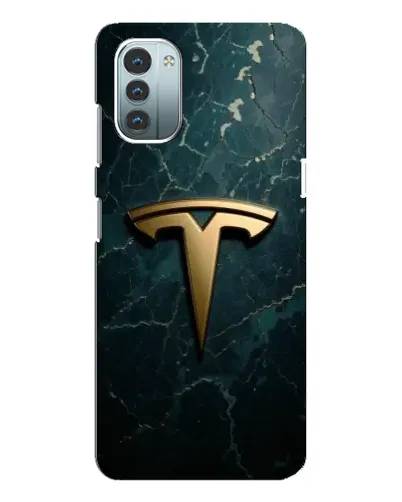 Чохол для Nokia G21 з картинкою «Мармурова Tesla Gold»
