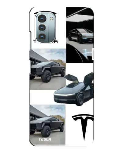 Чохол для Nokia G21 з картинкою «Колаж Cybertruck Tesla»