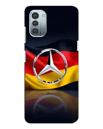 Чохол для Nokia G21 з картинкою «Mercedes — прапор Німеччини» Чохол для Nokia G21 з картинкою «Mercedes — прапор Німеччини»