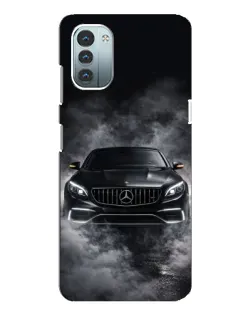 Чохол для Nokia G21 з картинкою «Mercedes у диму» Чохол для Nokia G21 з картинкою «Mercedes у диму»
