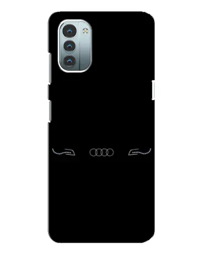 Чехол для Nokia G21 с картинкой «Audi — световой подпись»