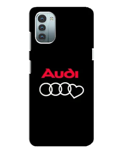 Чехол для Nokia G21 с картинкой «Логотип Audi Heart»