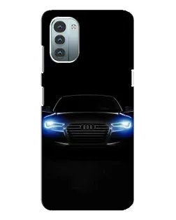 Чехол для Nokia G21 с картинкой «Audi в неоне»