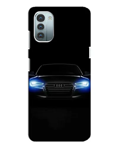 Чехол для Nokia G21 с картинкой «Audi в неоне»