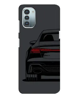 Чехол для Nokia G21 с картинкой «Задняя часть Audi — арт»