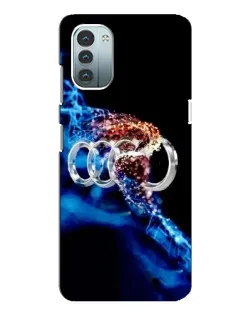 Чехол для Nokia G21 с картинкой «Энергия лого Audi»