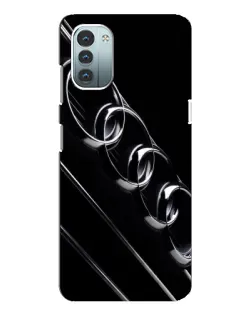 Чехол для Nokia G21 с картинкой «Audi — абстрактные кольца»