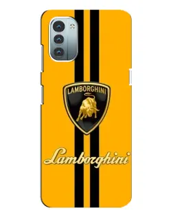 Чехол для Nokia G21 с картинкой «Lamborghini Stripe желтый» Чехол для Nokia G21 с картинкой «Lamborghini Stripe желтый»