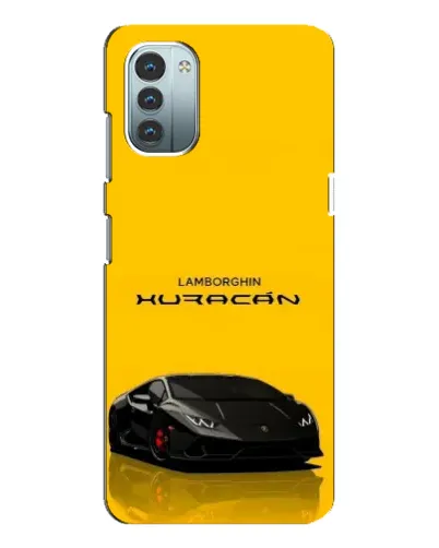 Чохол для Nokia G21 з картинкою «Lamborghini Huracan чорний»