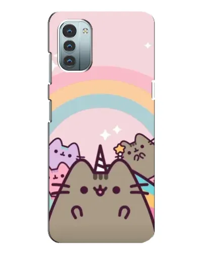 Чехол для Nokia G21 с картинкой «Единорог Pusheen»